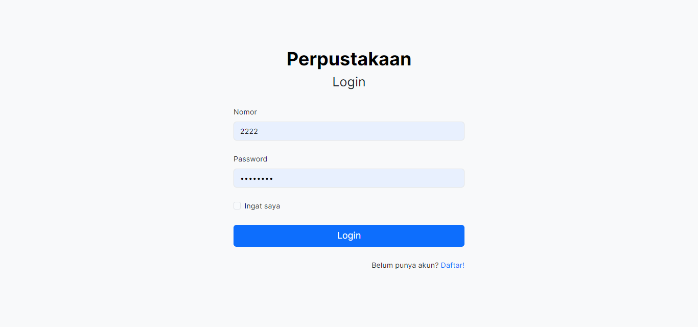 landing page